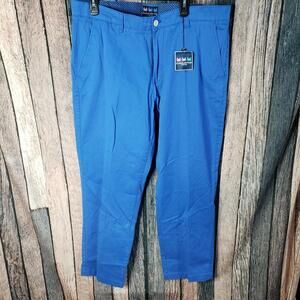 Charleston Threads Men's Relaxed Chino Pants Straight Leg Light Blue Size 38/30